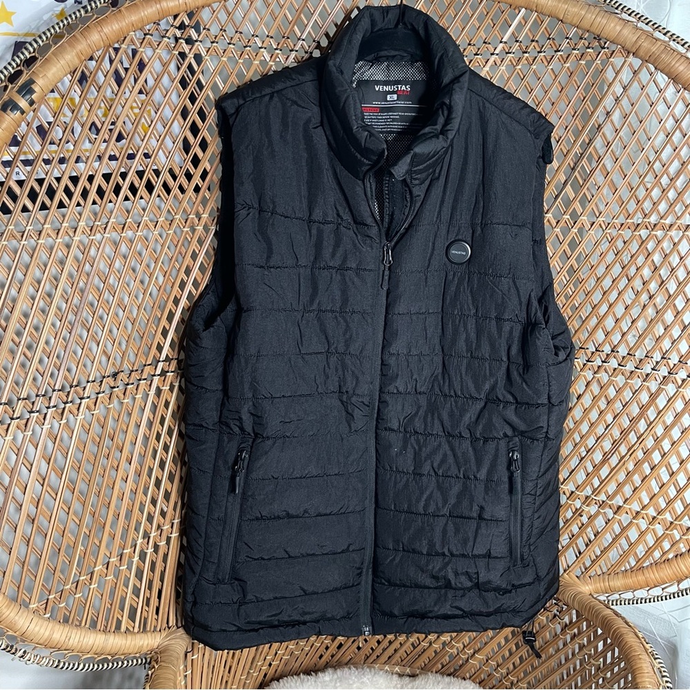 Venustas Women’s Black Quilted Heated Vest